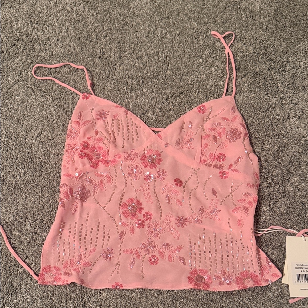 Peppermayo Pink Floral Camisole